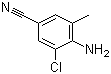 4-Amino-3-chloro-5-methylbenzonitrile molecular structure (CAS 158296-69-6)