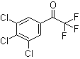 结构式 CAS# 158401-00-4, 2,2,2-三氟-1-(3,4,5-三氯苯基)乙酮