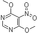 4,6-Dimethoxy-5-nitropyrimidine molecular structure (CAS 15846-14-7)