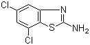 5,7-Dichloro-2-benzothiazolamine molecular structure (CAS 158465-13-5)