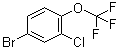 4-Bromo-2-chloro-1-(trifluoromethoxy)benzene molecular structure (CAS 158579-80-7)