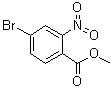 4-Bromo-2-nitrobenzoic acid methyl ester molecular structure (CAS 158580-57-5)