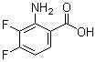 2-Amino-3,4-difluorobenzoic acid molecular structure (CAS 158580-94-0)