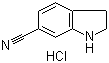 2,3-Dihydro-1H-indole-6-carbonitrile hydrochloride molecular structure (CAS 15861-35-5)