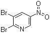 2,3-二溴-5-硝基吡啶分子结构 (CAS 15862-36-9)