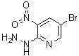 5-Bromo-2-hydrazinyl-3-nitropyridine molecular structure (CAS 15862-42-7)