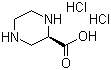 (S)-Piperazine-2-carboxylic acid dihydrochloride molecular structure (CAS 158663-69-5)