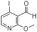 4-碘-2-甲氧基吡啶-3-甲醛分子结构 (CAS 158669-26-2)