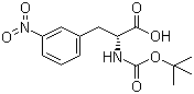 Boc-3-Nitro-D-phenylalanine molecular structure (CAS 158741-21-0)