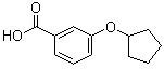 3-(Cyclopentyloxy)benzoic acid molecular structure (CAS 158860-99-2)