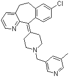 Rupatadine fumarate molecular structure (CAS 158876-82-5)