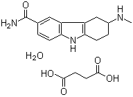 Frovatriptan succinate hydrate molecular structure (CAS 158930-17-7)