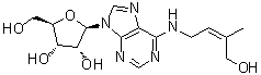 structure of CAS# 15896-46-5, cis-Zeatin-D-riboside;N6-(4-Hydroxy-3-methylbut-2-cis-enyl)adenosine; N6-(cis-4-Hydroxy-3-methyl-2-buten-1-ylamino)adenosine; N6-(cis-4-Hydroxy-3-methylbut-2-enylamino)-9-beta-D-ribofuranosylpurine; N6-(cis-Hydroxyisopentenyl)adenosine; cis-Ribosylzeatin; cis-Zeatin riboside