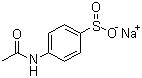 对乙酰胺基苯亚磺酸钠分子结构 (CAS 15898-43-8)