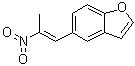 5-(2-硝基-1-丙烯-1-基)苯并呋喃分子结构 (CAS 1593569-72-2)