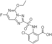 Cloransulam molecular structure (CAS 159518-97-5)