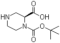 (S)-4-Boc-Piperazine-3-carboxylic acid molecular structure (CAS 159532-59-9)