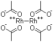 Rhodium(II) acetate dimer molecular structure (CAS 15956-28-2)