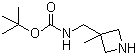 tert-Butyl (3-methylazetidin-3-yl)methylcarbamate molecular structure (CAS 159603-47-1)