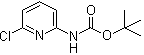 结构式 CAS# 159603-71-1, 2-叔丁氧羰基氨基-6-氯吡啶