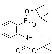 2-Boc-aminophenylboronic acid pinacol ester molecular structure (CAS 159624-15-4)