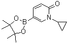 1-Cyclopropyl-6-oxo-1,6-dihydropyridine-3-boronic acid pinacol ester molecular structure (CAS 1596367-55-3)