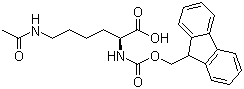 Fmoc-N'-Acetyl-L-lysine molecular structure (CAS 159766-56-0)