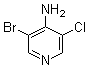 3-Bromo-5-chloro-4-pyridinamine molecular structure (CAS 159783-78-5)