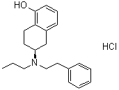 (S)-5,6,7,8-Tetrahydro-6-[(2-phenylethyl)propylamino]-1-naphthalenol hydrochloride molecular structure (CAS 159795-62-7)