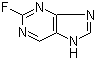 结构式 CAS# 1598-61-4, 2-氟嘌呤