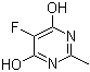 结构式 CAS# 1598-63-6, 5-氟-2-甲基嘧啶-4,6-二醇
