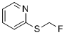 2-[(Fluoromethyl)sulfanyl]pyridine molecular structure (CAS 159831-89-7)