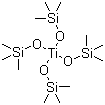 Tetrakis(trimethylsiloxy)titanium molecular structure (CAS 15990-66-6)