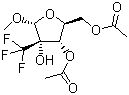 Methyl-2-C-(trifluoromethyl)-alpha-D-ribofuranoside-3,5-diacetate molecular structure (CAS 159944-99-7)