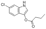 6-Chloro-3-indoxyl butyrate molecular structure (CAS 159954-34-4)