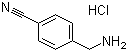 4-(Aminomethyl)benzonitrile hydrochloride molecular structure (CAS 15996-76-6)