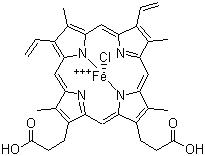 血晶素分子结构 (CAS 16009-13-5)