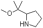 结构式 CAS# 160142-25-6, 2-(2-甲氧基丙烷-2-基)吡咯烷