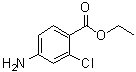 structure of CAS# 16017-69-9, Ethyl 4-amino-2-chlorobenzoate;4-Amino-2-chlorobenzoic acid ethyl ester