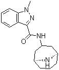 N-(3-内型)-9-氮杂双环[3.3.1]壬烷-3-基-1-甲基-1H-吲唑-3-甲酰胺分子结构 (CAS 160177-67-3)