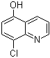 结构式 CAS# 16026-85-0, 8-氯-5-喹啉醇