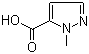 1-Methyl-1H-pyrazole-5-carboxylic acid molecular structure (CAS 16034-46-1)
