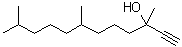 3,7,11-三甲基-3-羟基-1-十二碳炔分子结构 (CAS 1604-35-9)