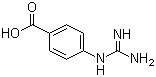 4-Guanidinobenzoic acid molecular structure (CAS 16060-65-4)