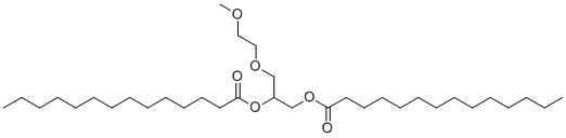 mPEG-Dimyristoyl glycerol molecular structure (CAS 160743-62-4)