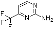 2-Amino-4-(trifluoromethyl)pyrimidine molecular structure (CAS 16075-42-6)