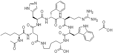 布美诺肽乙酸盐分子结构 (CAS 1607799-13-2)