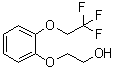 2-[2-(2,2,2-三氟乙氧基)苯氧基]乙醇分子结构 (CAS 160969-02-8)