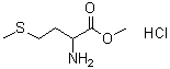 DL-Methionine methyl ester hydrochloride molecular structure (CAS 16118-36-8)