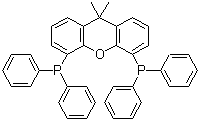 Dimethylbisdiphenylphosphinoxanthene molecular structure (CAS 161265-03-8)